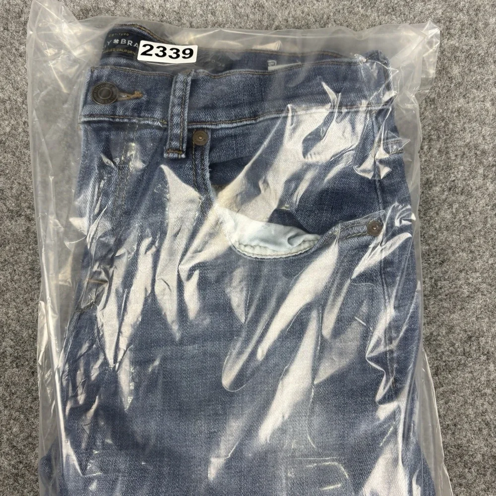 Lucky Brand 110 Skinny Jeans Mens 30x32 Medium Wash Stretch Blue Denim Casual